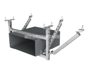 風管門型單側(cè)雙向抗震支吊架